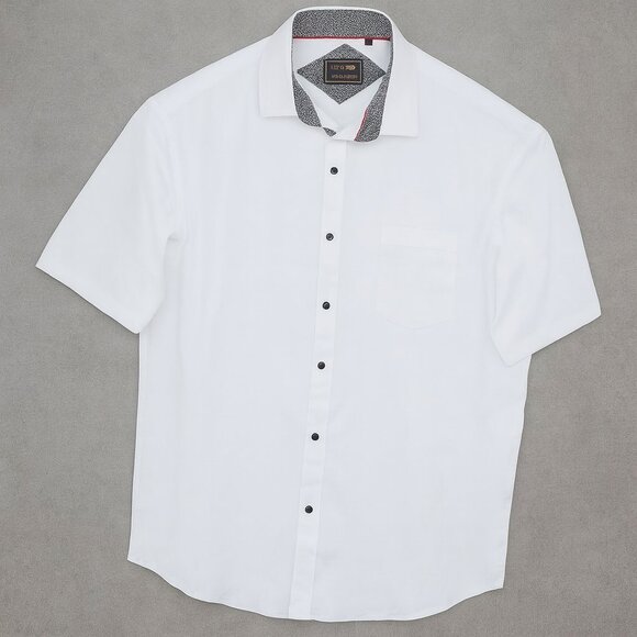 Flex Other - Flex Men’s White Short Sleeve Button-Up Shirt 2XL Stylish, Versatile, Make Offer